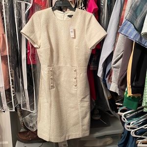 Ann Taylor Pearlized Button Sheath Dress